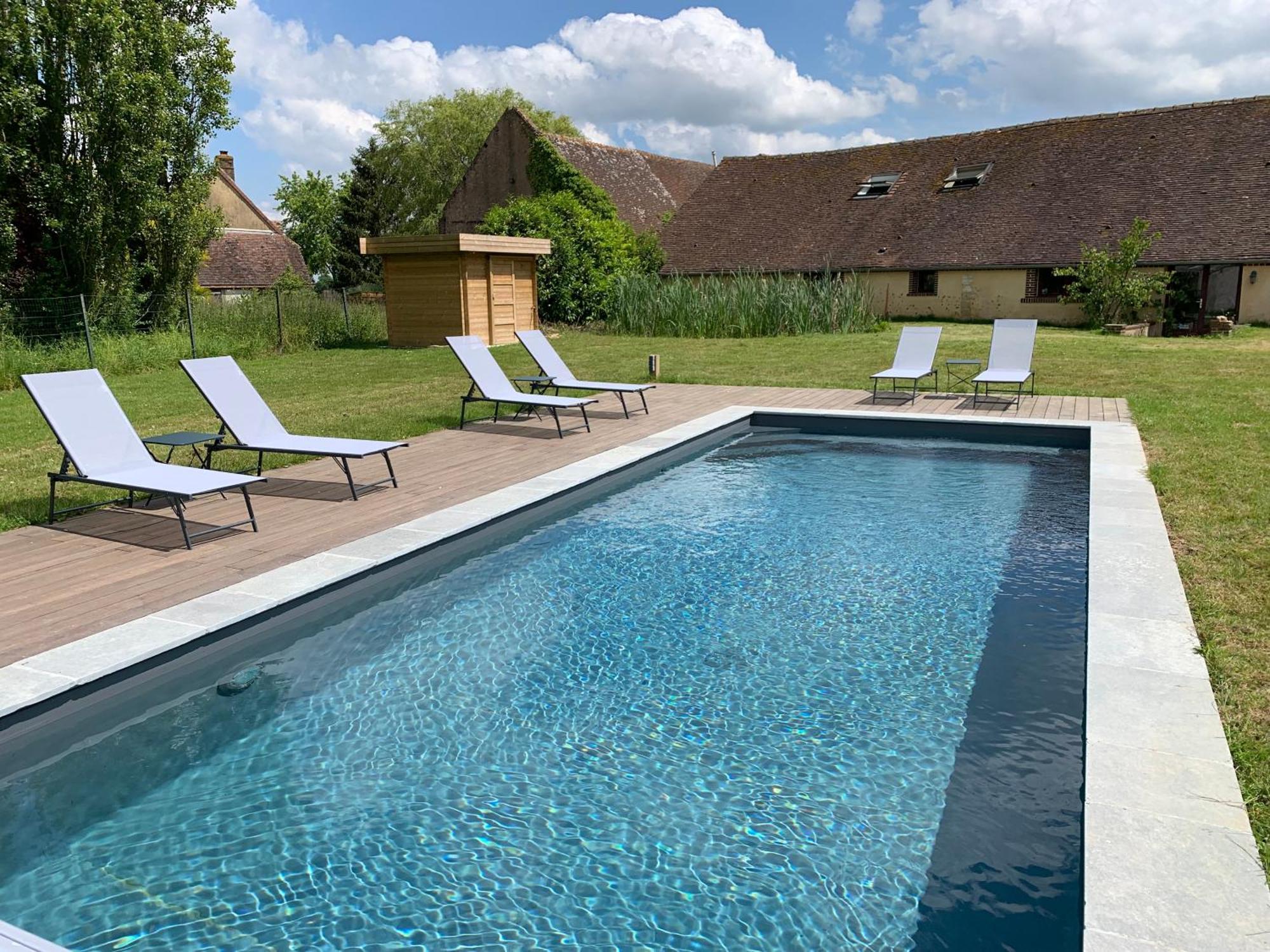 La Glatine - Chambres D'Hotes Fretigny ภายนอก รูปภาพ